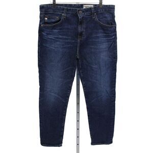 AG-ED Denim Mens Blue Tapered Jeans Mid Rise Cotton Inseam 28 Size 30